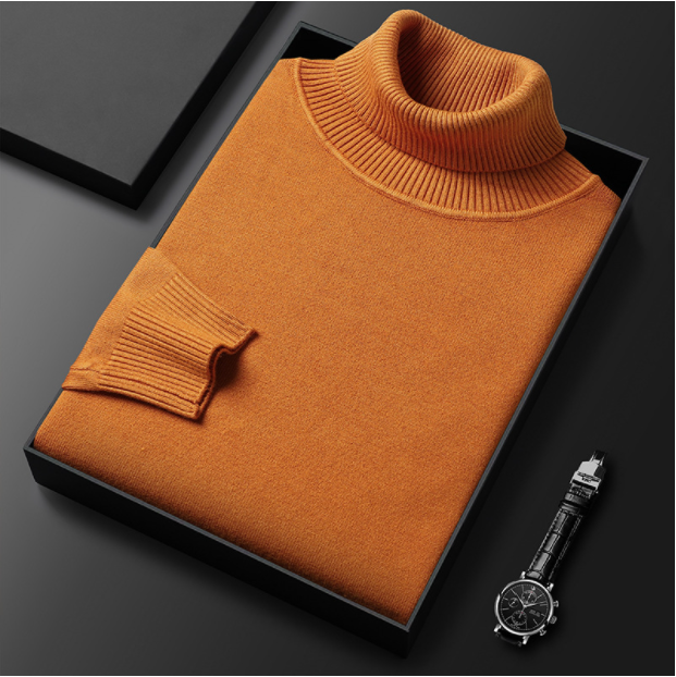 Luxus-Rollkragenpullover für Herren
