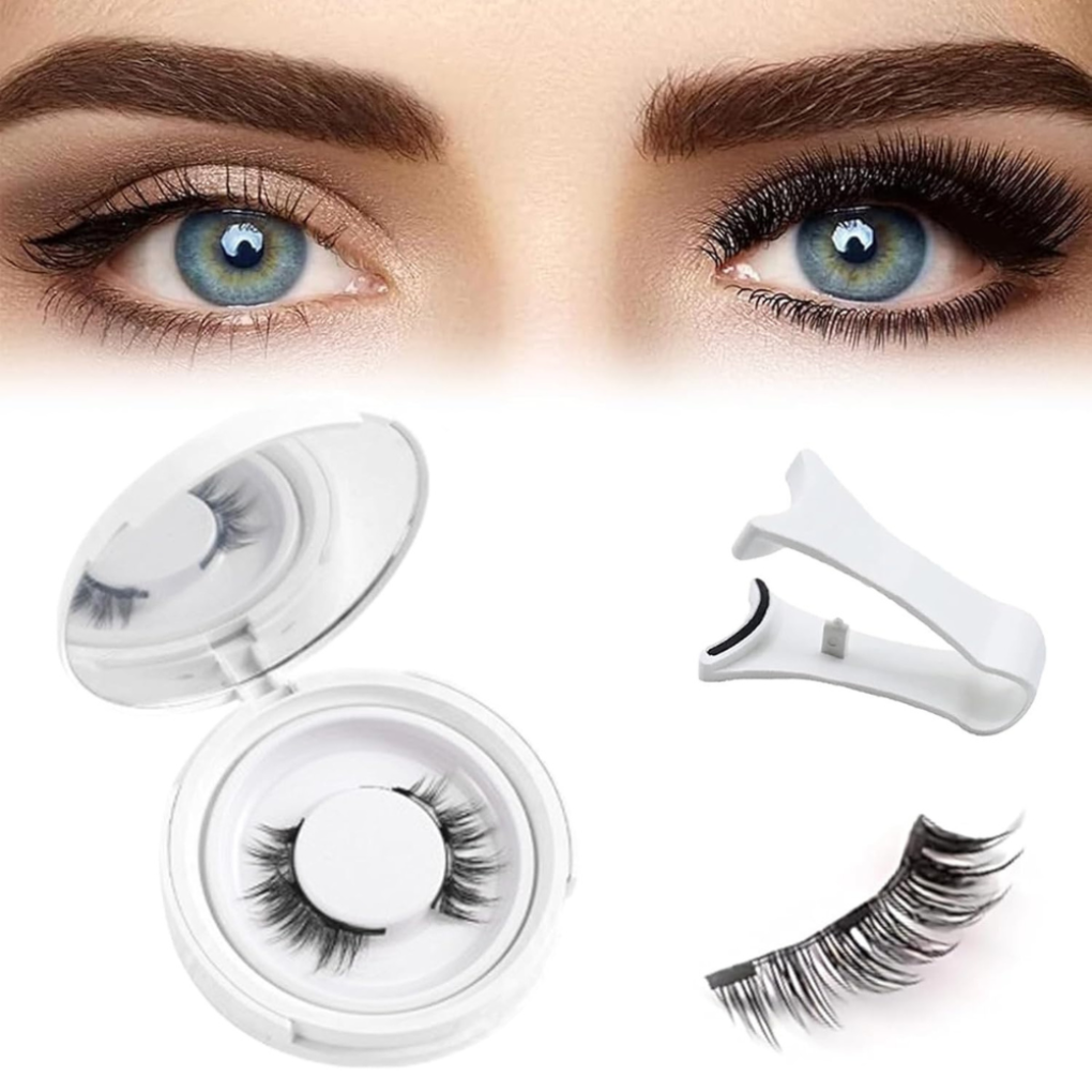 Wiederverwendbares magnetisches Wimpern- und Pinzettenset