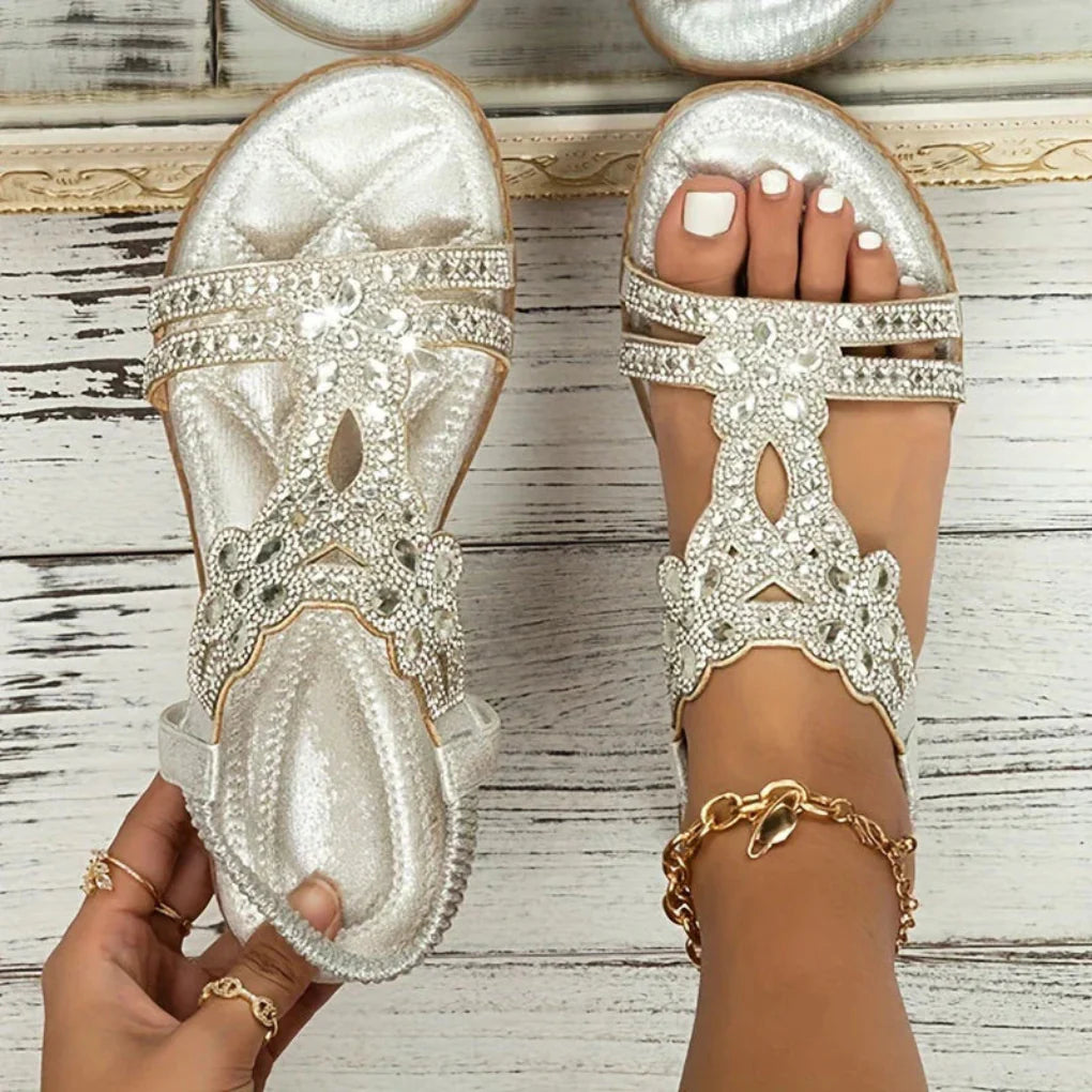 Orthopädische Sandalen im Boho-Stil für Damen
