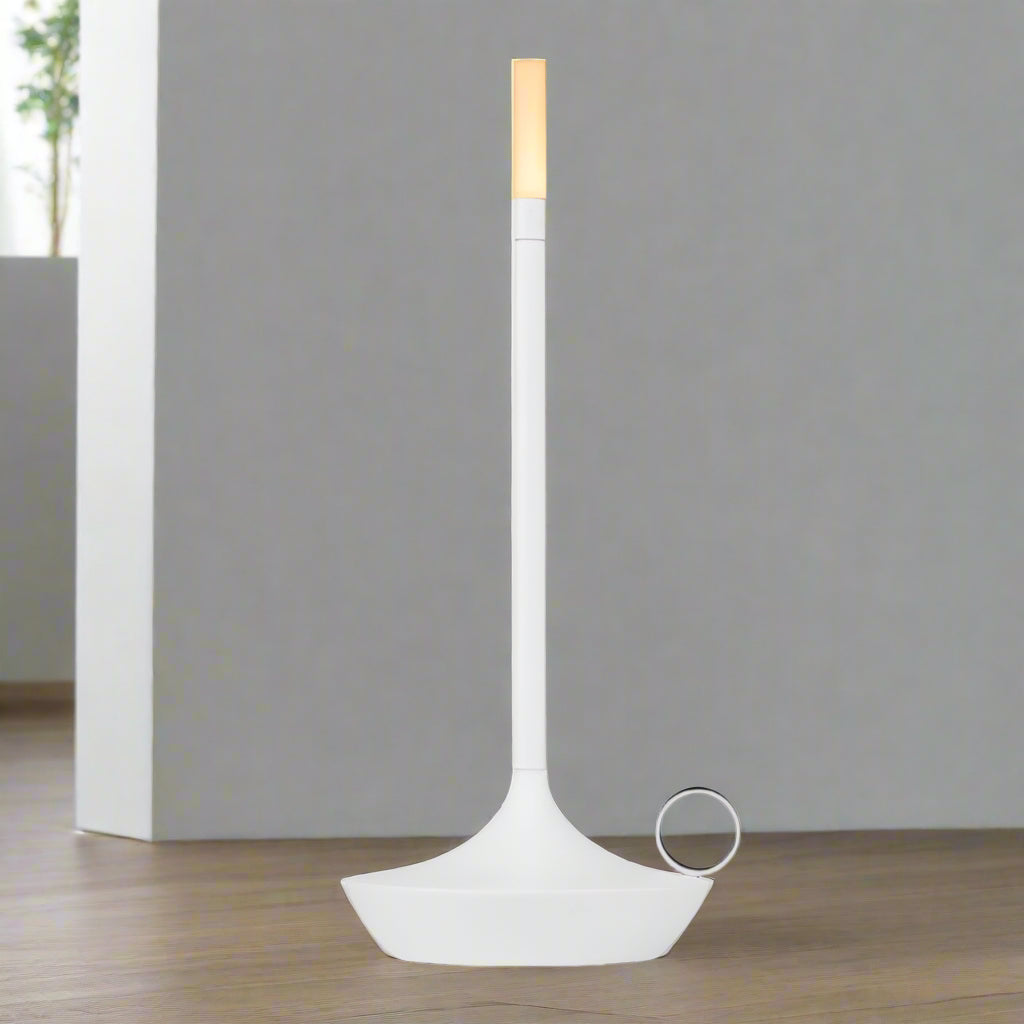 Wiederaufladbare Kerzen-Tischlampe