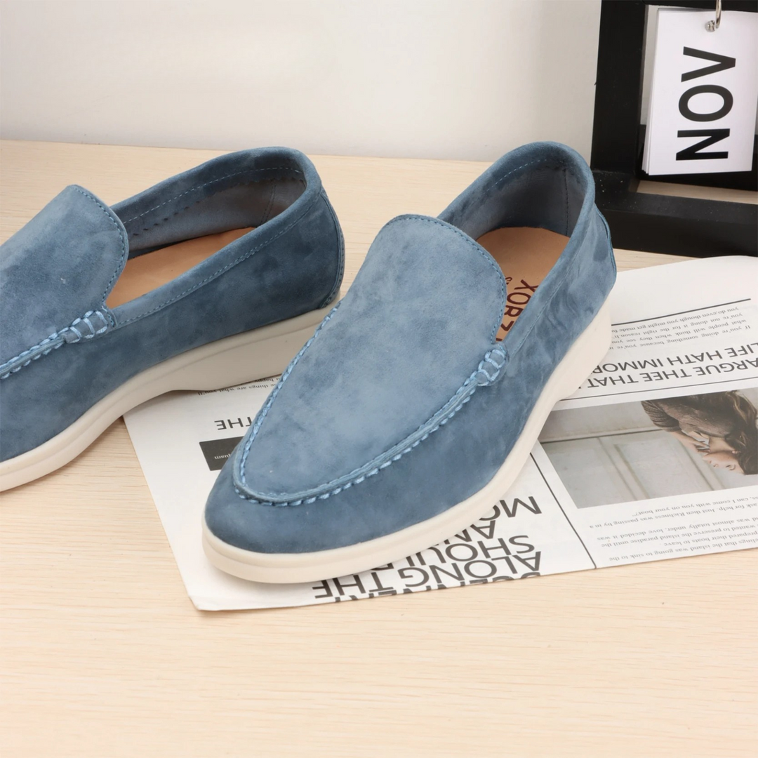 Luxuriöse Wildleder-Loafer