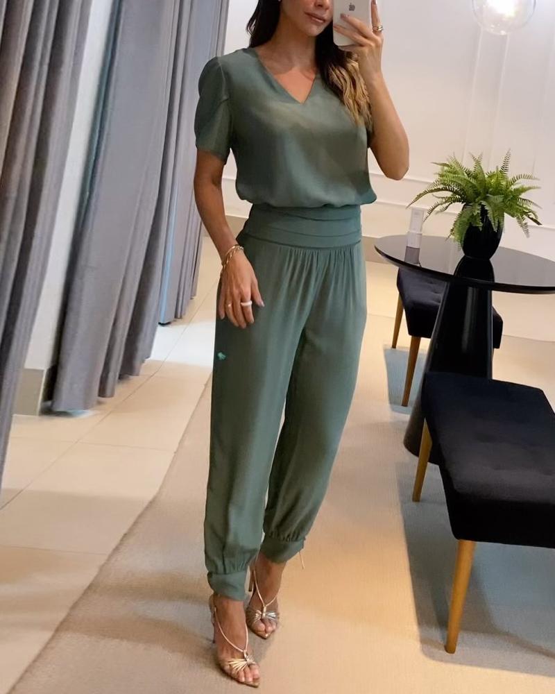 Elegantes bequemes 2-teiliges Damen-Set