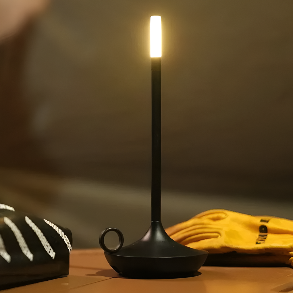 Wiederaufladbare Kerzen-Tischlampe