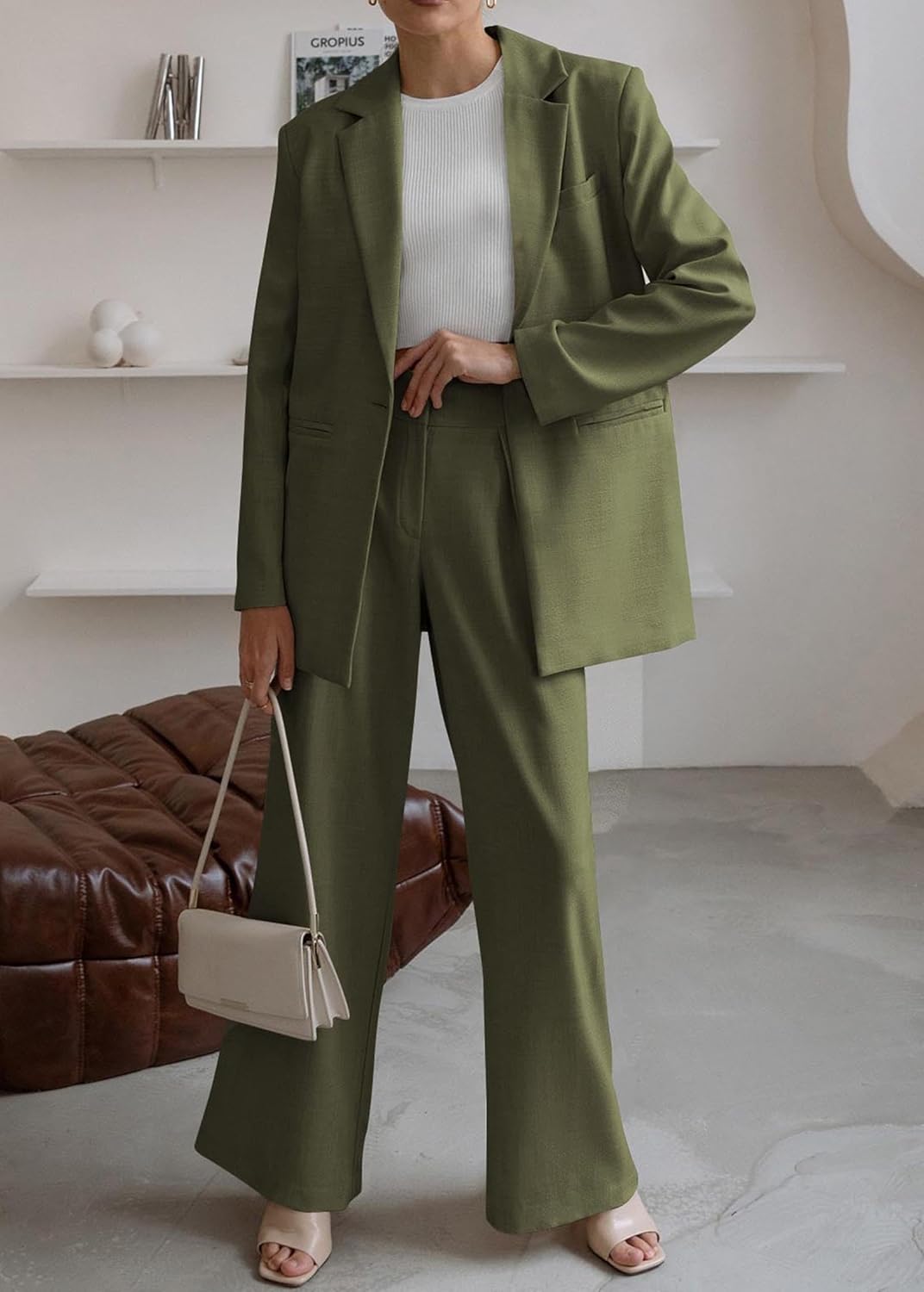 Damen Blazer und Hose Set für Büro und Freizeit