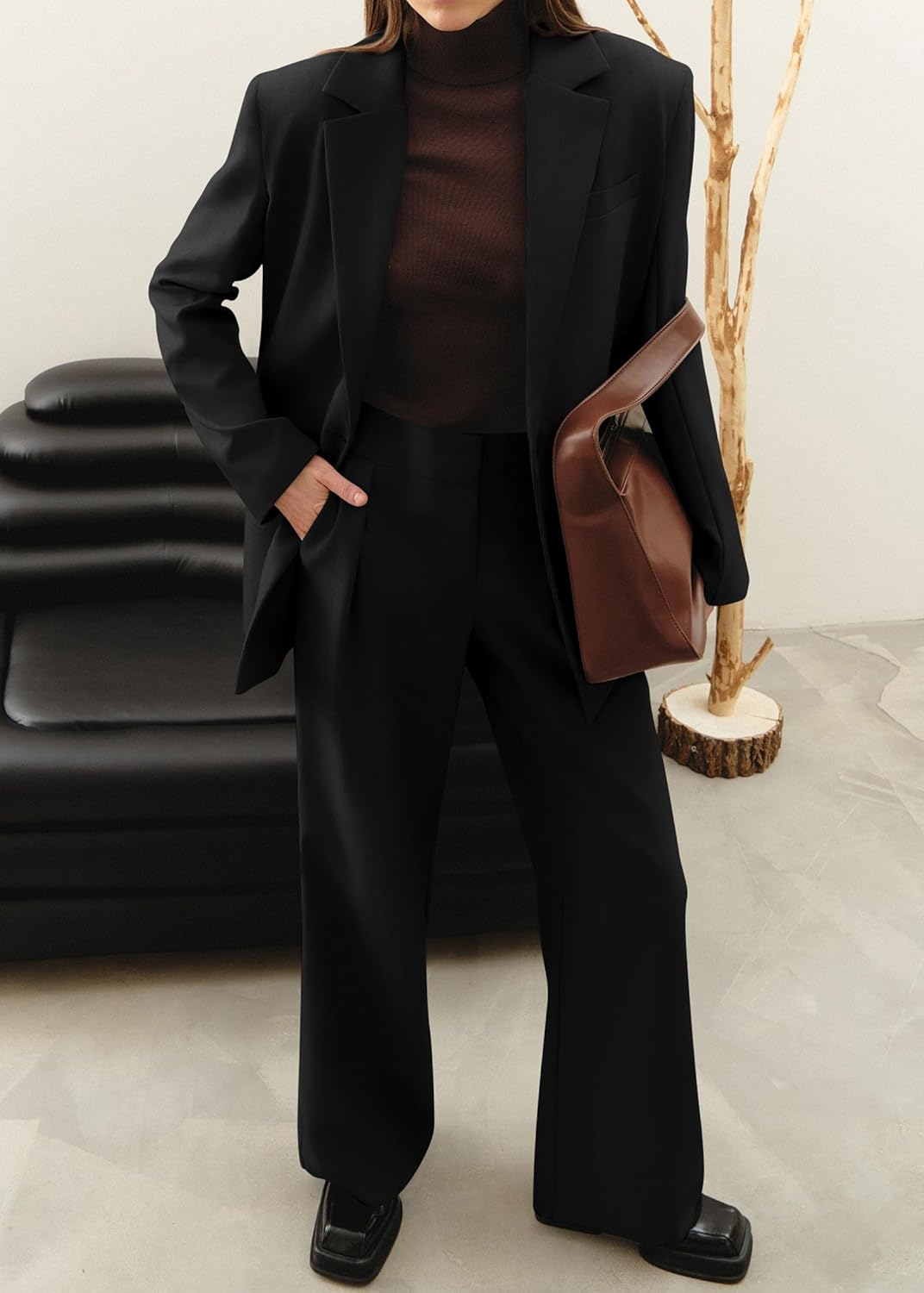 Damen Blazer und Hose Set für Büro und Freizeit