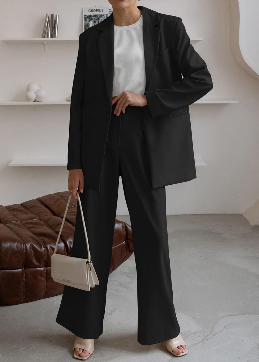 Damen Blazer und Hose Set für Büro und Freizeit
