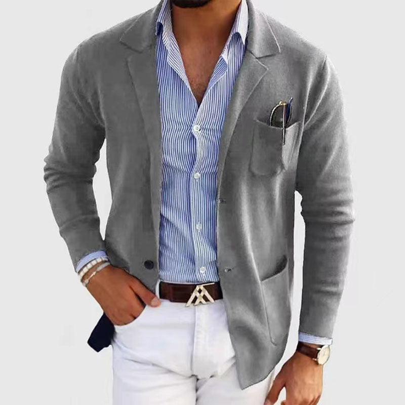 Dan – Stilvoller Herrenblazer mit Casual-Klepptaschen