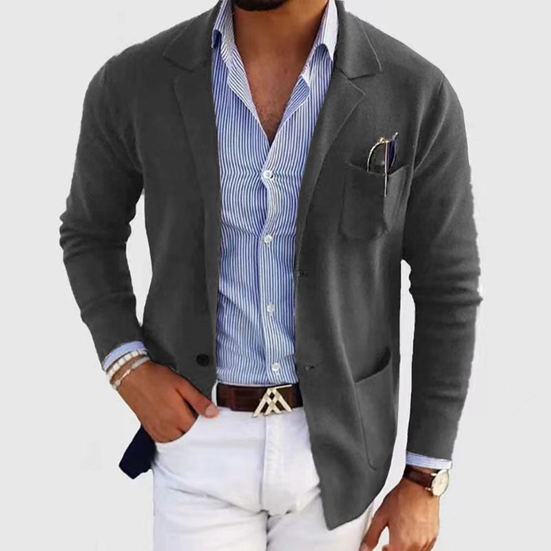 Dan – Stilvoller Herrenblazer mit Casual-Klepptaschen
