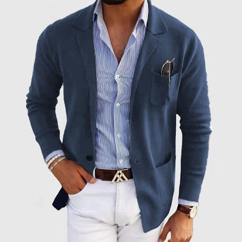 Dan – Stilvoller Herrenblazer mit Casual-Klepptaschen
