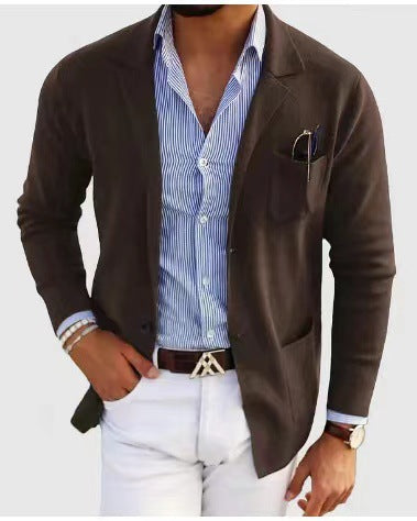 Dan – Stilvoller Herrenblazer mit Casual-Klepptaschen