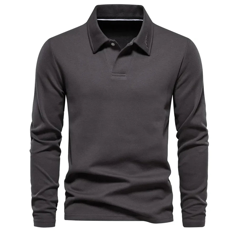 Lässiger Polopullover für Herren – Zeitloser Komfort für jeden Tag
