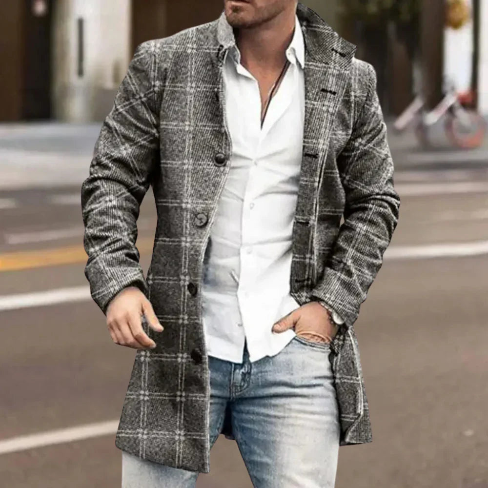 Stylischer Herren Wintermantel