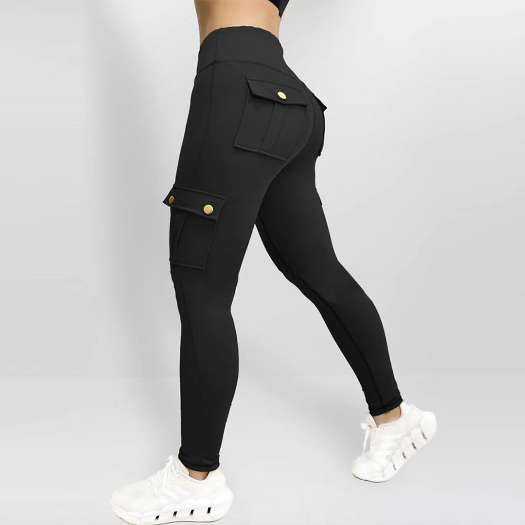 Elegante Slim-Fit-Hose mit hohem Bund