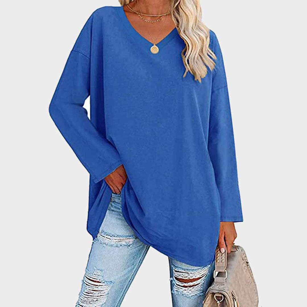 Elegantes Langarm-Top mit Femininem Schnitt