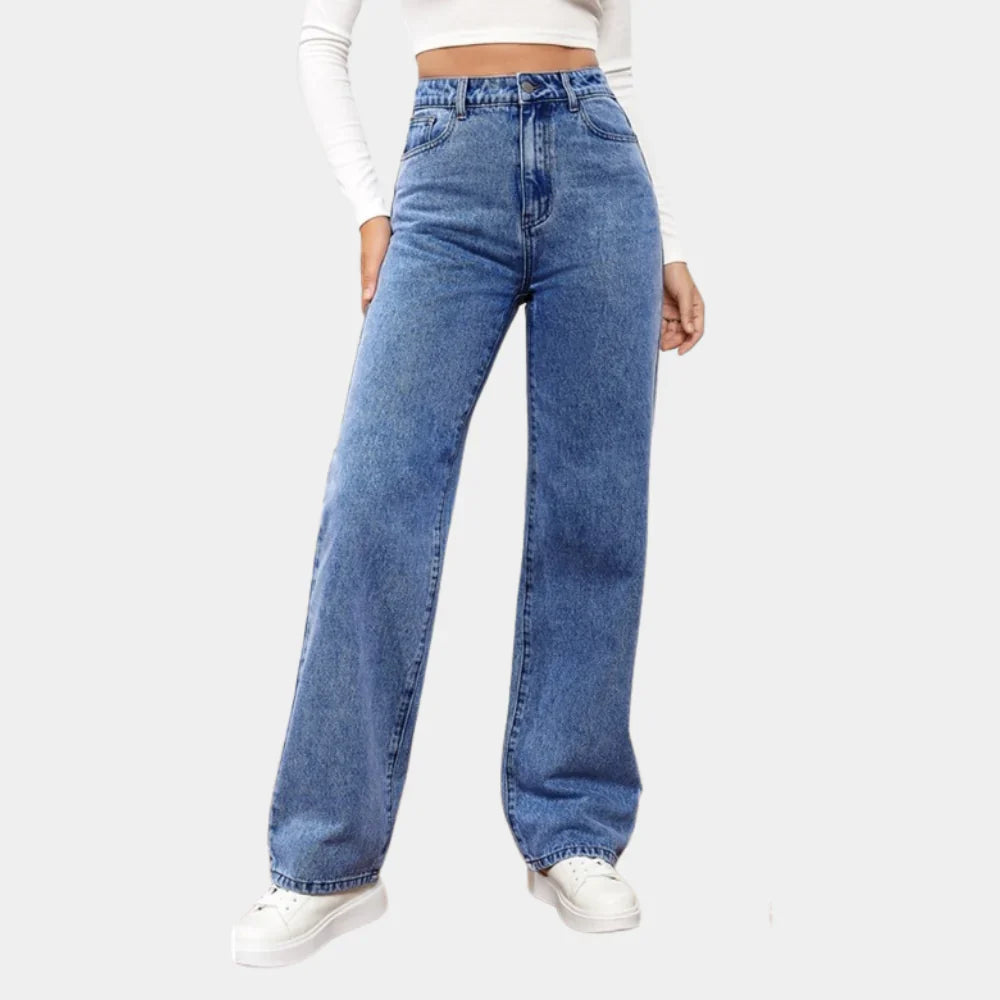Damen-Jeans mit geradem Bein