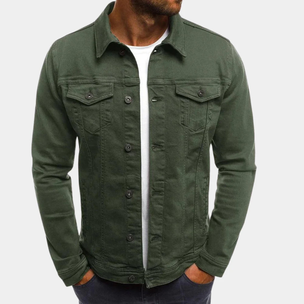Lässige Jeansjacke für Herren Zeitloser Stil trifft auf alltäglichen Komfort