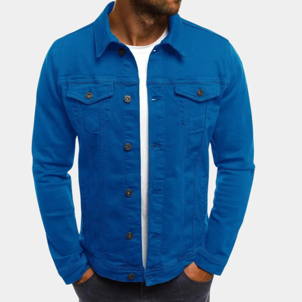 Lässige Jeansjacke für Herren Zeitloser Stil trifft auf alltäglichen Komfort