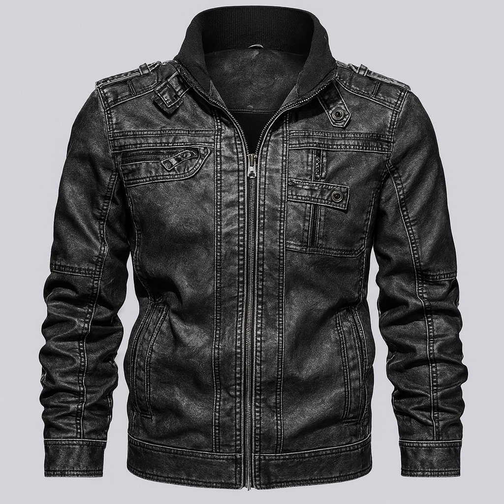 Premium-Motorrad-Lederjacke für Herren