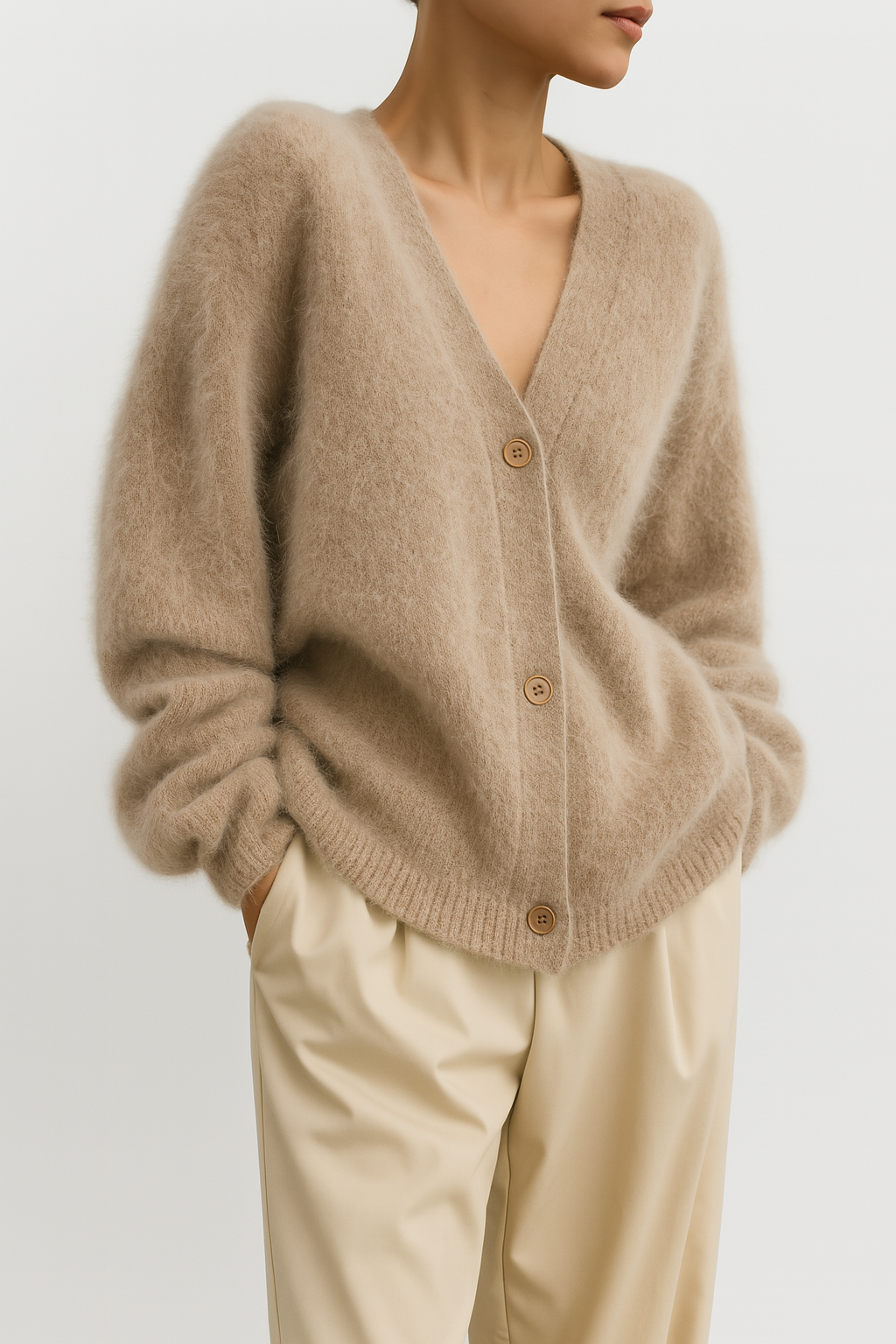 Luxuriöser Kaschmir-Cardigan für Damen