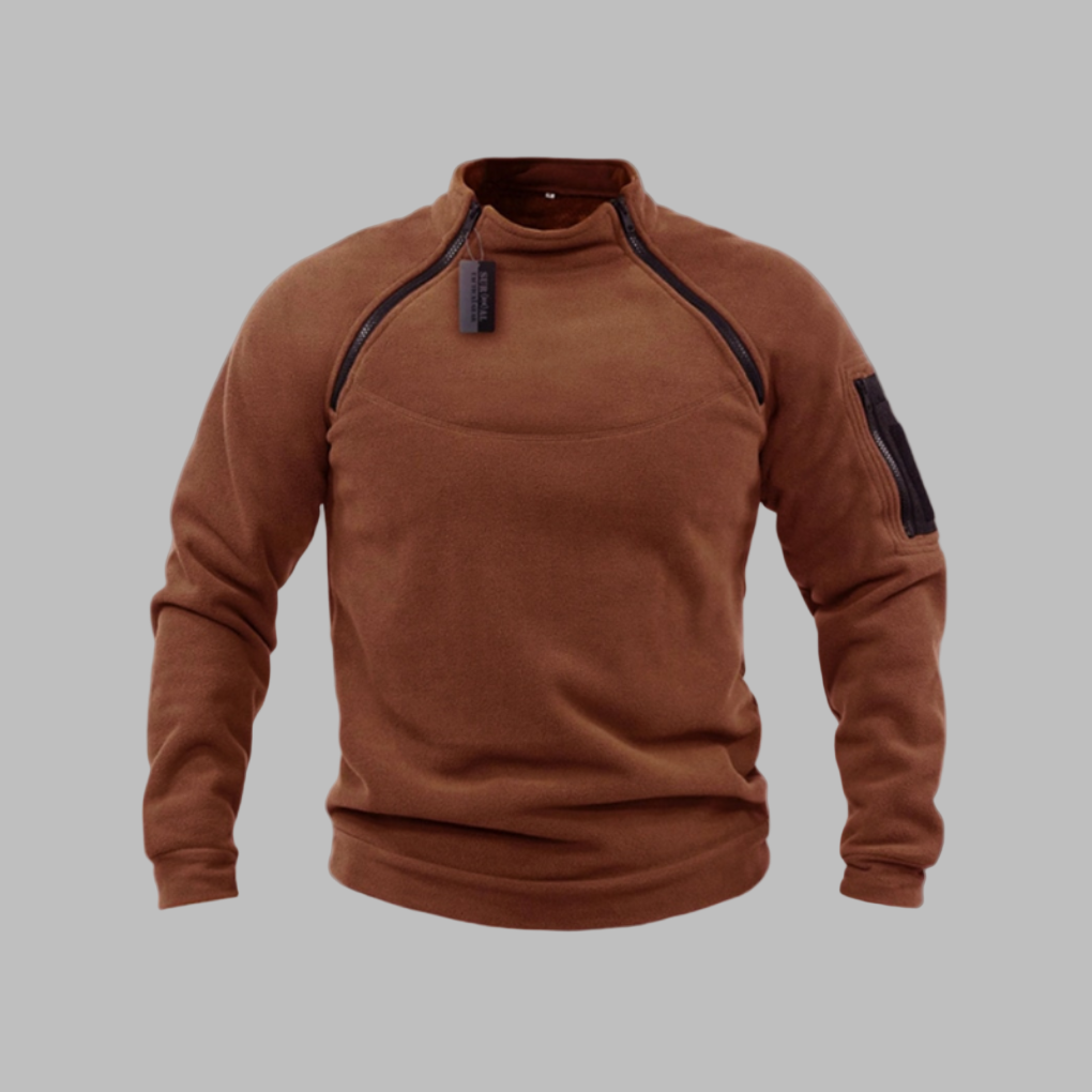Winddichter und taktischer Fleecepullover für Herren