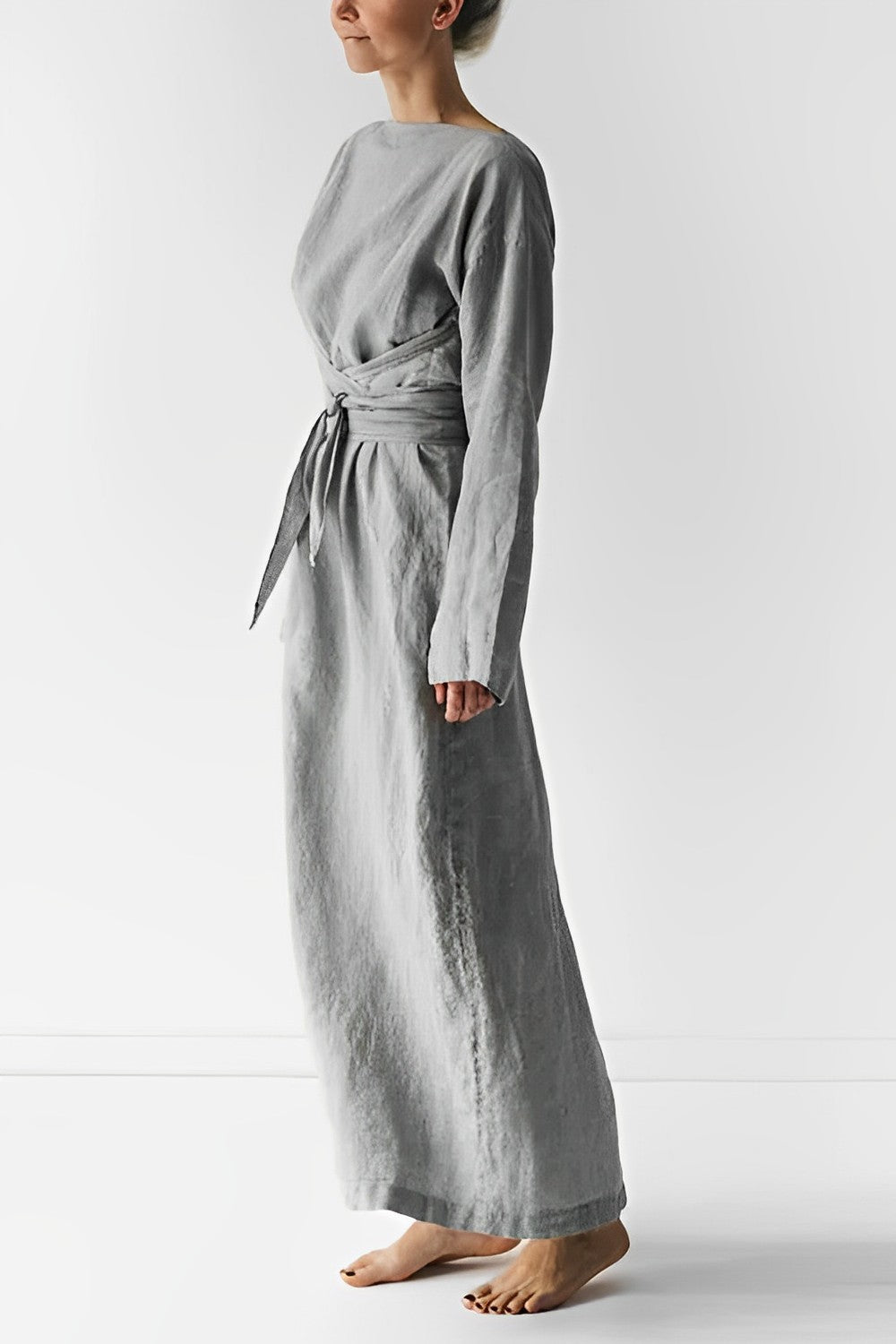 Stilvolles Maxikleid mit Schleifendetail
