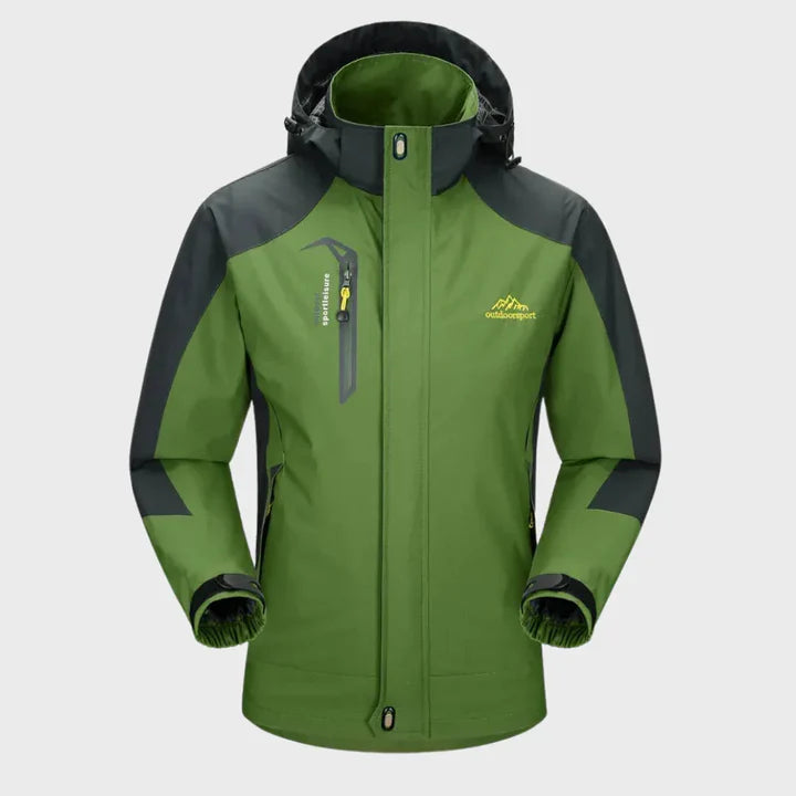 Wasserdichte Windjacke mit Kapuze für Herren