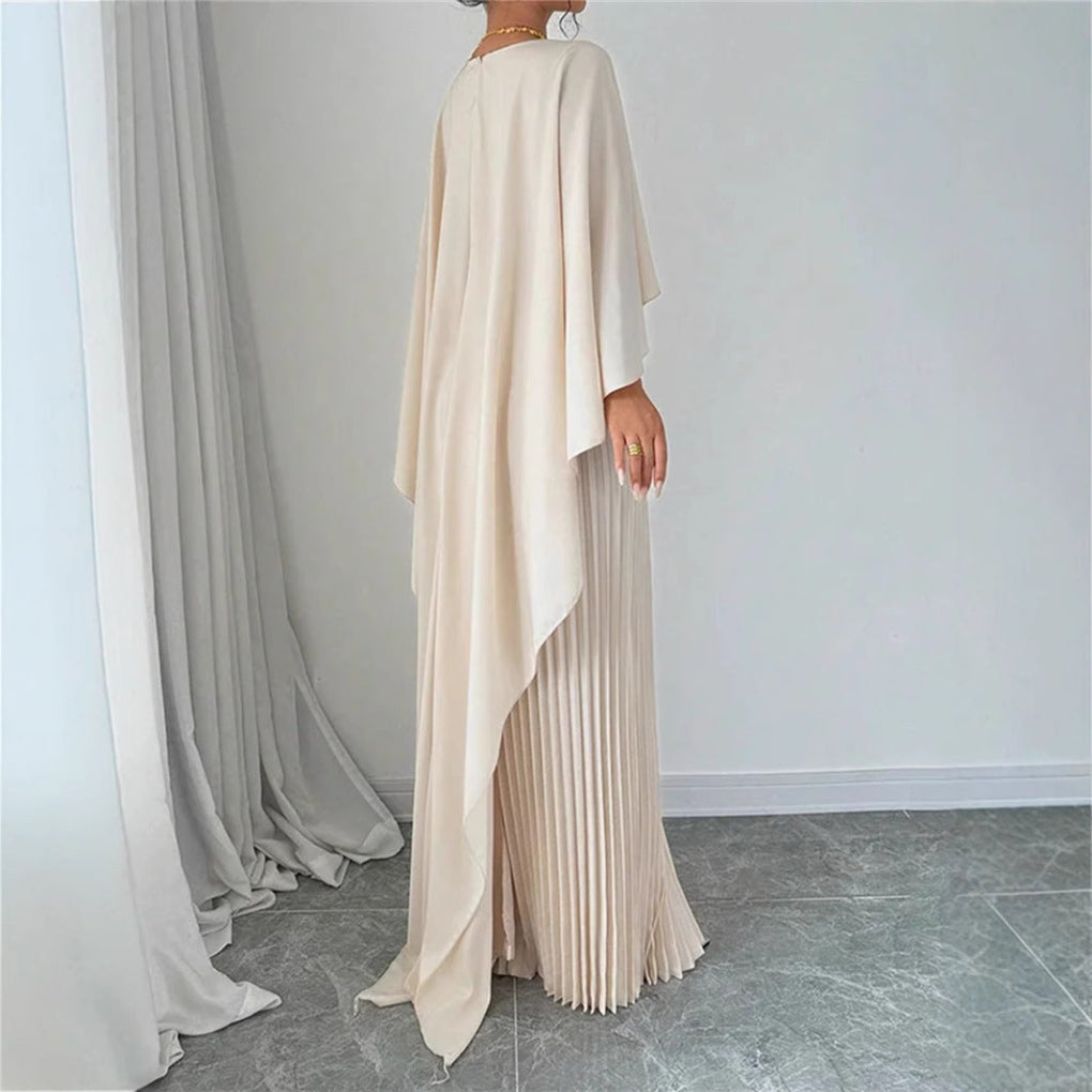 Maxikleid mit hohem Halsausschnitt für Damen