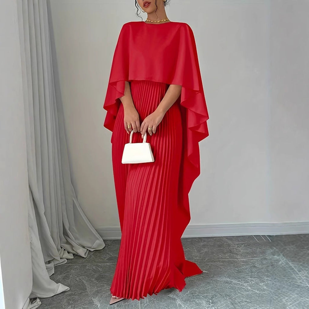 Maxikleid mit hohem Halsausschnitt für Damen