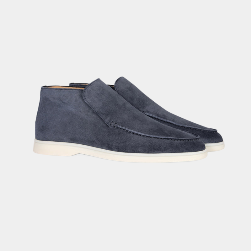 Eleganter Kalbs Suede Herren Loafer