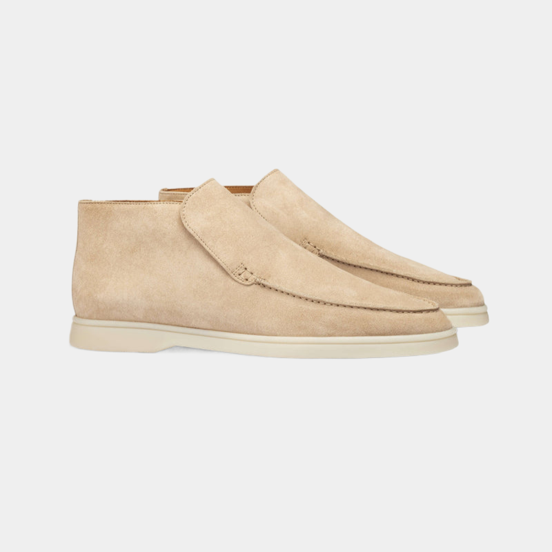 Eleganter Kalbs Suede Herren Loafer