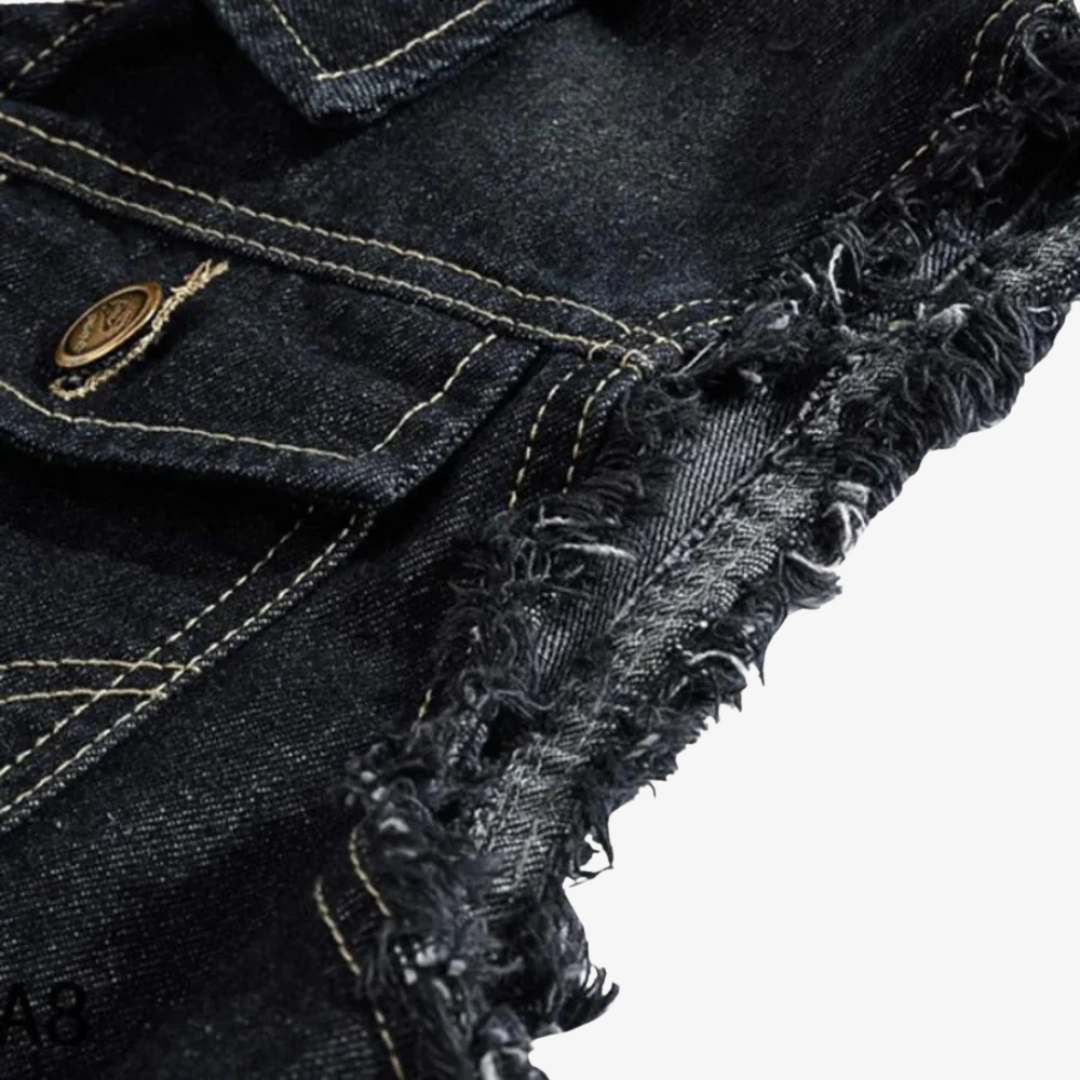 Retro Denim Herrenweste