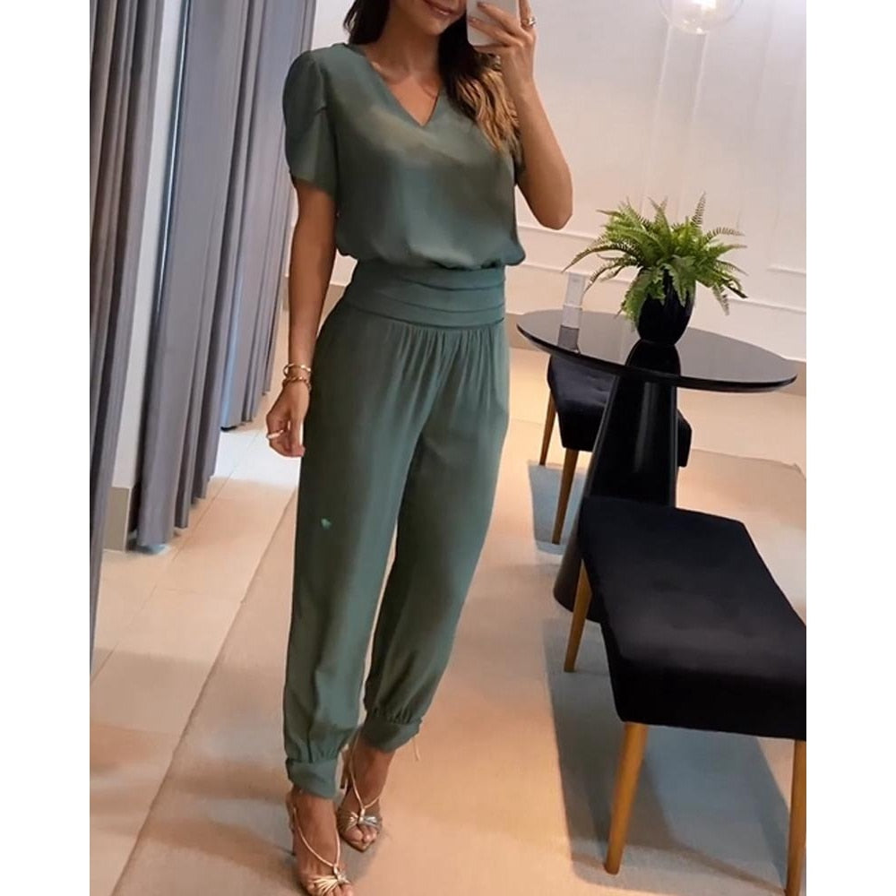 Elegantes bequemes 2-teiliges Damen-Set