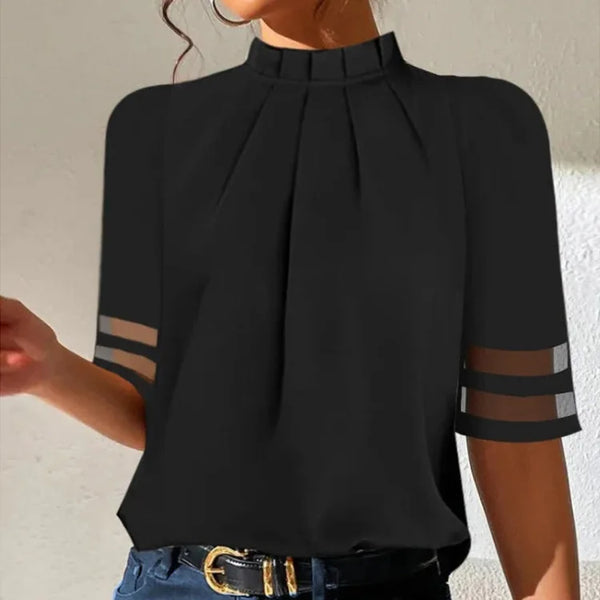 Damenbluse mit Schulterdetails
