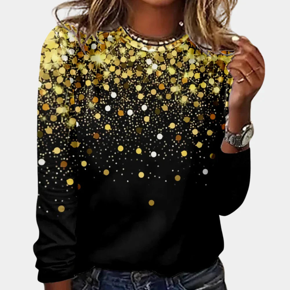 Stylischer Schneeflockenpullover für Damen