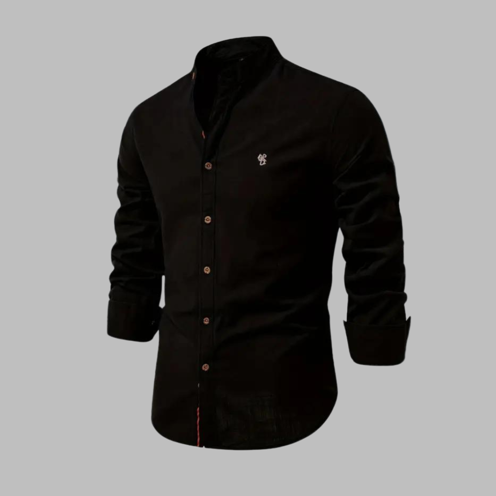 Trendiges Langarm-Poloshirt für Herren