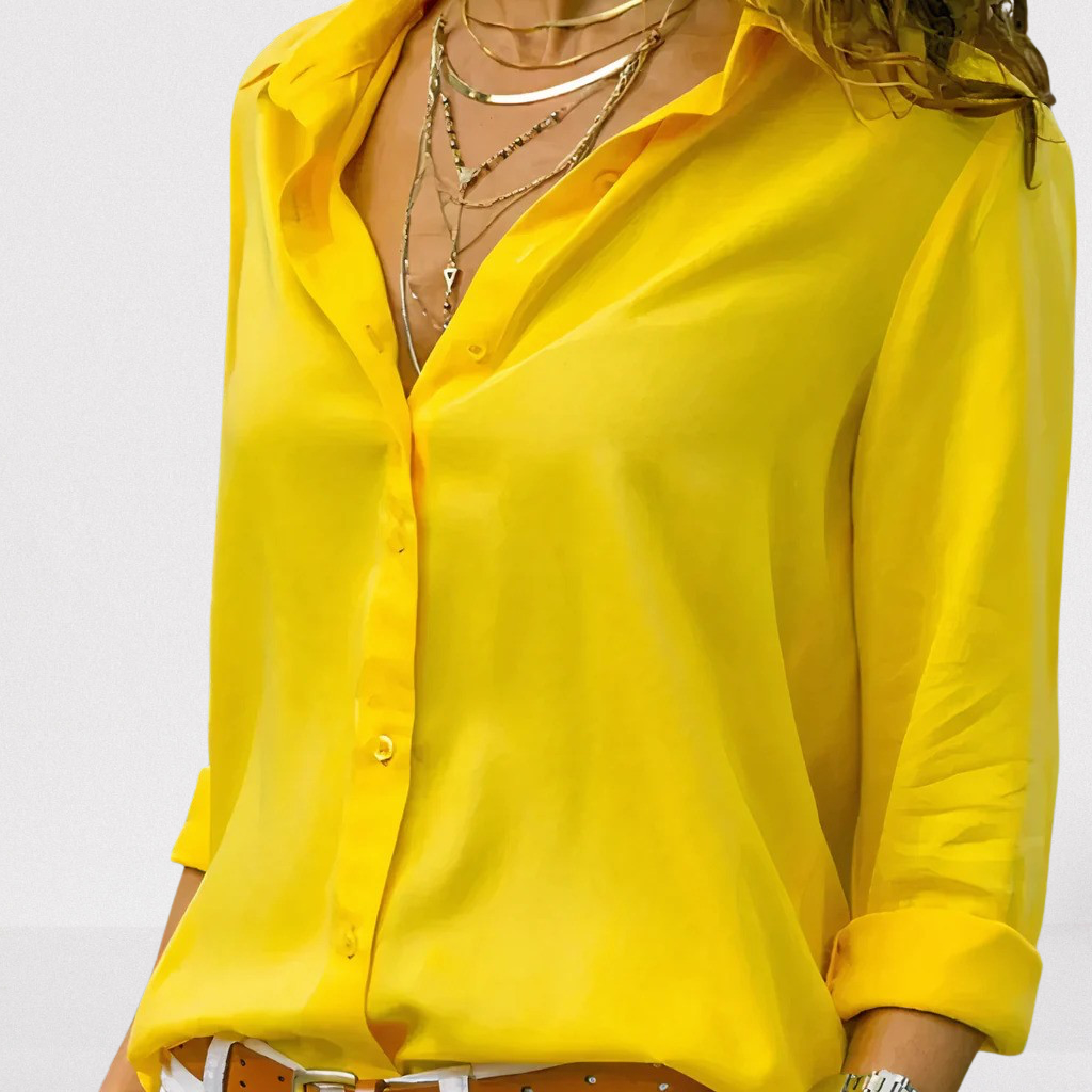 Elegante Chiffon Bluse für Damen