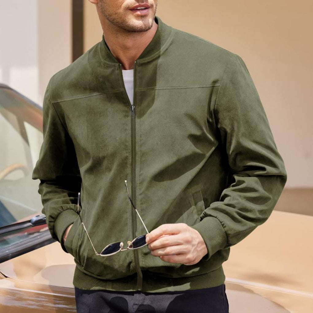 Retro-Wildlederjacke für Herren