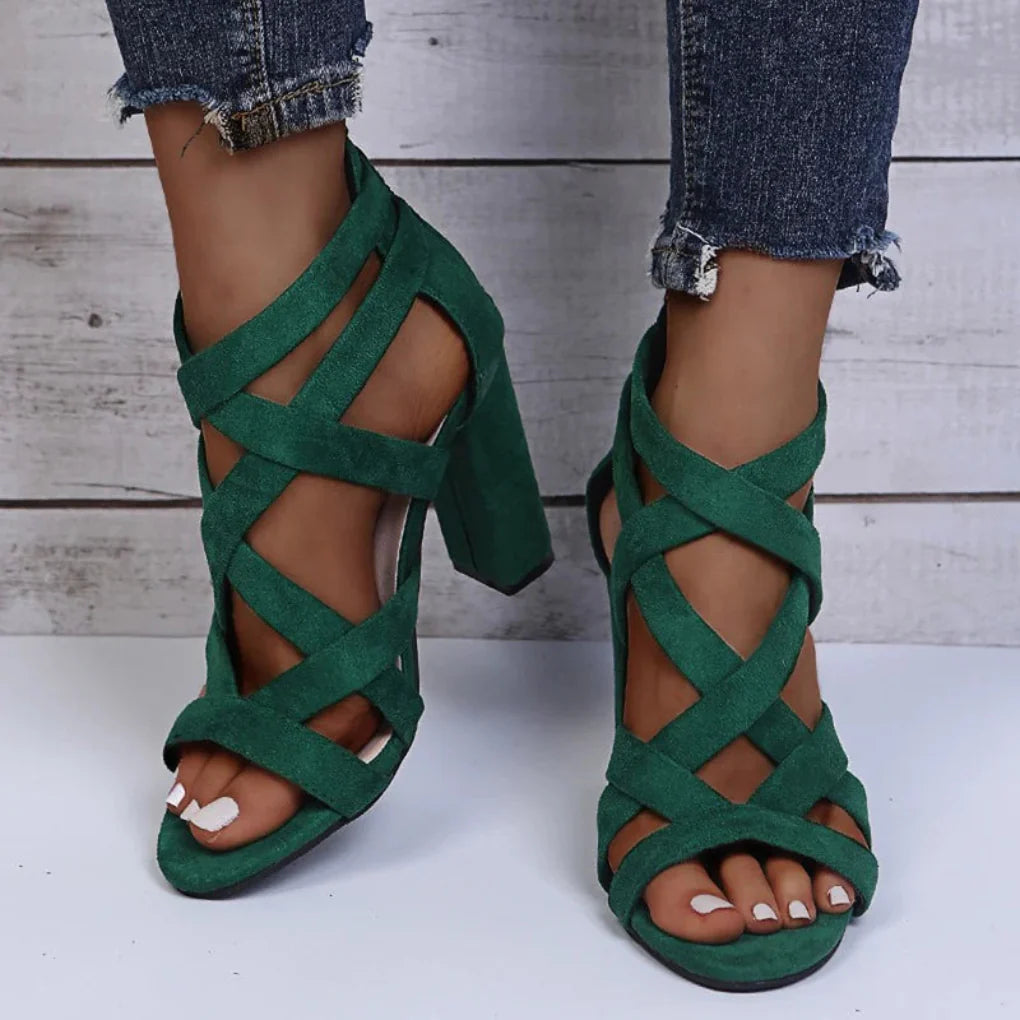 Orthopädische Wildleder-Pumps für Damen