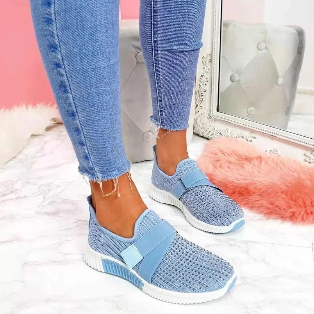 Elegante T-Strap Flats für Damen