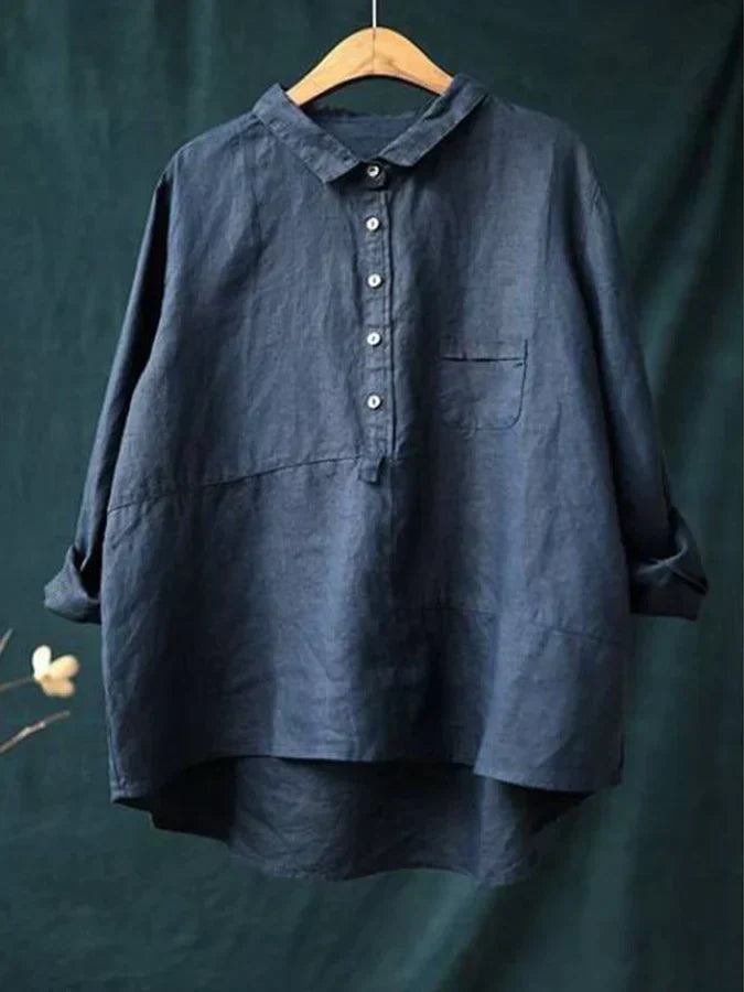 Damenbluse mit langen Ärmeln