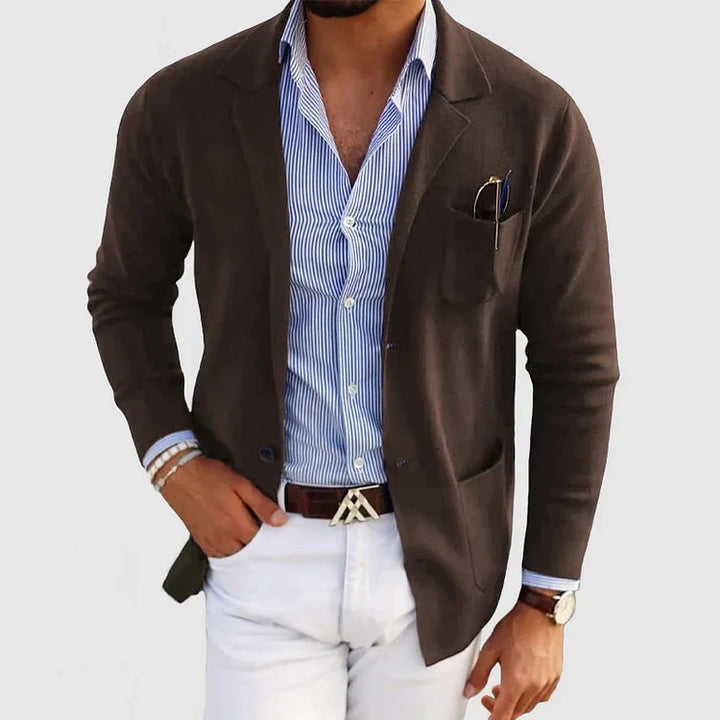 Dan – Stilvoller Herrenblazer mit Casual-Klepptaschen