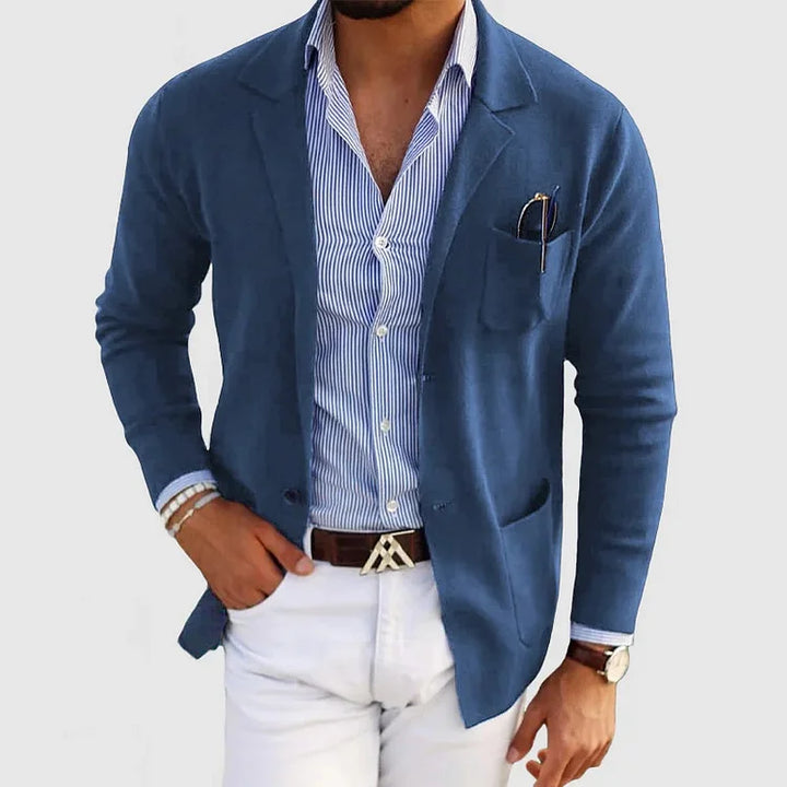Dan – Stilvoller Herrenblazer mit Casual-Klepptaschen