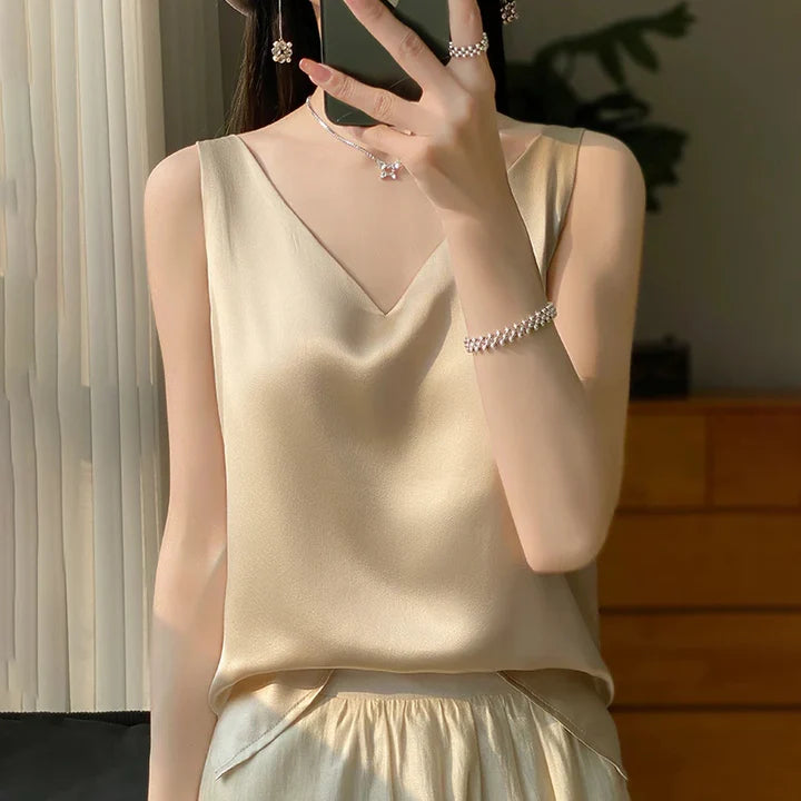 Stilvolles Damen-Seidentop für eine elegante Ausstrahlung