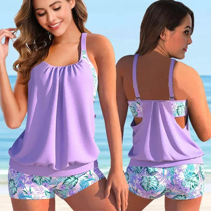 Elegantes Bikini-Set mit Blumenmuster