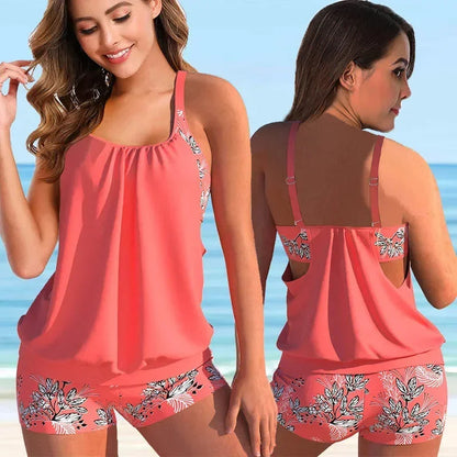 Elegantes Bikini-Set mit Blumenmuster