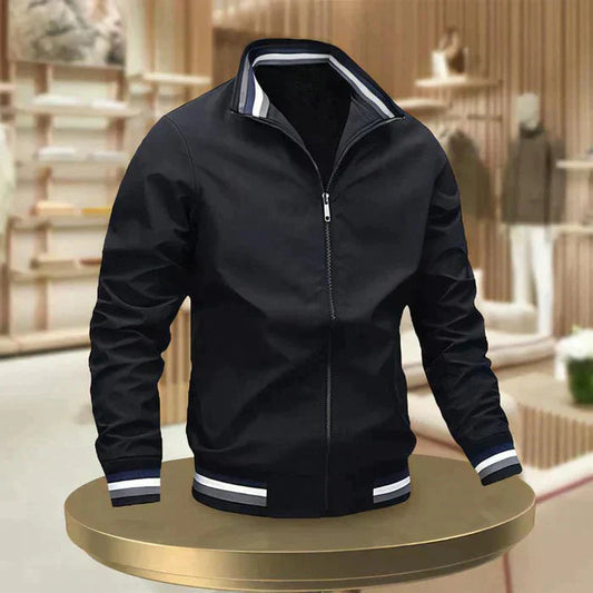Lässige Herrenjacke mit Reißverschluss für Komfort im Alltag
