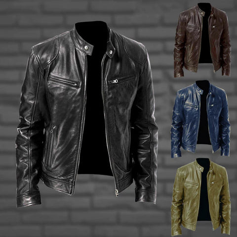 Stilvolle Lederjacke für Herren