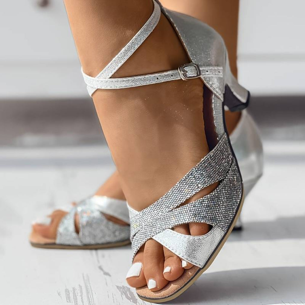 Elegante Pailletten-Heels für Damen