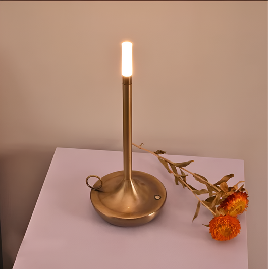 Wiederaufladbare Kerzen-Tischlampe