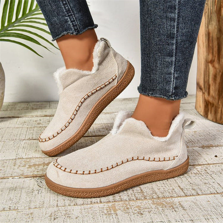 Wolff Damen Slipschuhe – Lässige Winterstiefel mit weichem Futter und rutschfester Sohle